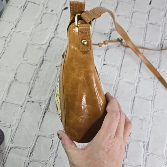 Artist Expressions by Sharif hand painted leather purse